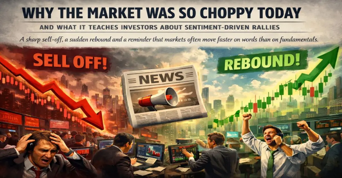 Choppy Market Examples Why the Market Was So Choppy Today?