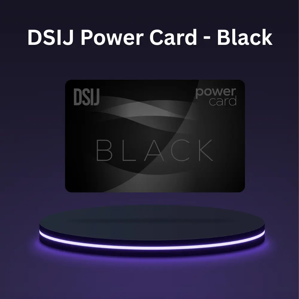 DSIJ - Power Card - Black